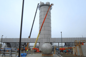 Three Flue Stack System